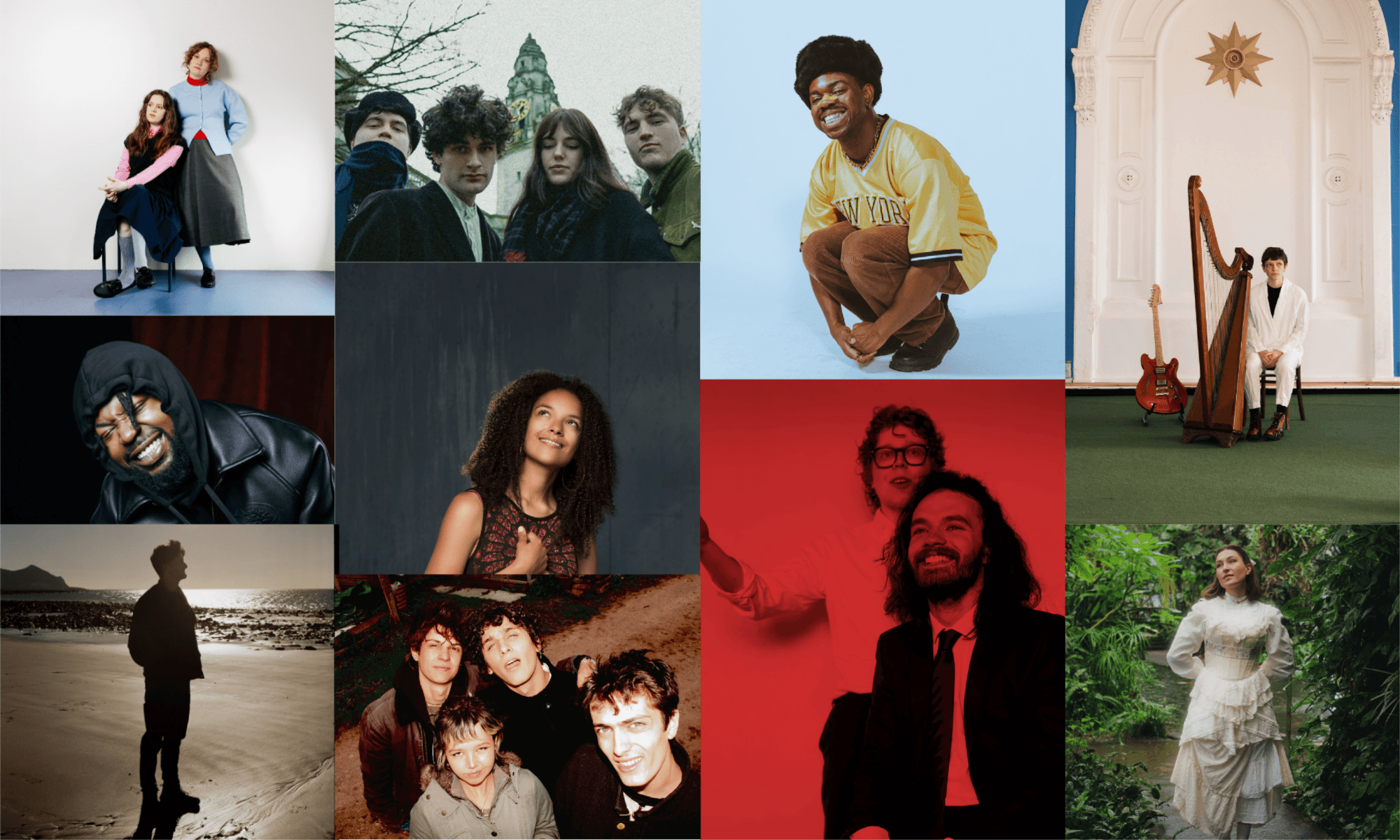 Gŵyl Aberteifi Live 2026 festival line-up images. Live music event in Cardigan taking place 30–31 October 2026. First wave artist announcement photo includes Cerys Hafana, Kizzy Crawford, Lemoncello, Mace The Great, Mared, MORN, SLATE, Tessio and Tokomololo, showcasing independent live music across Cardigan venues.