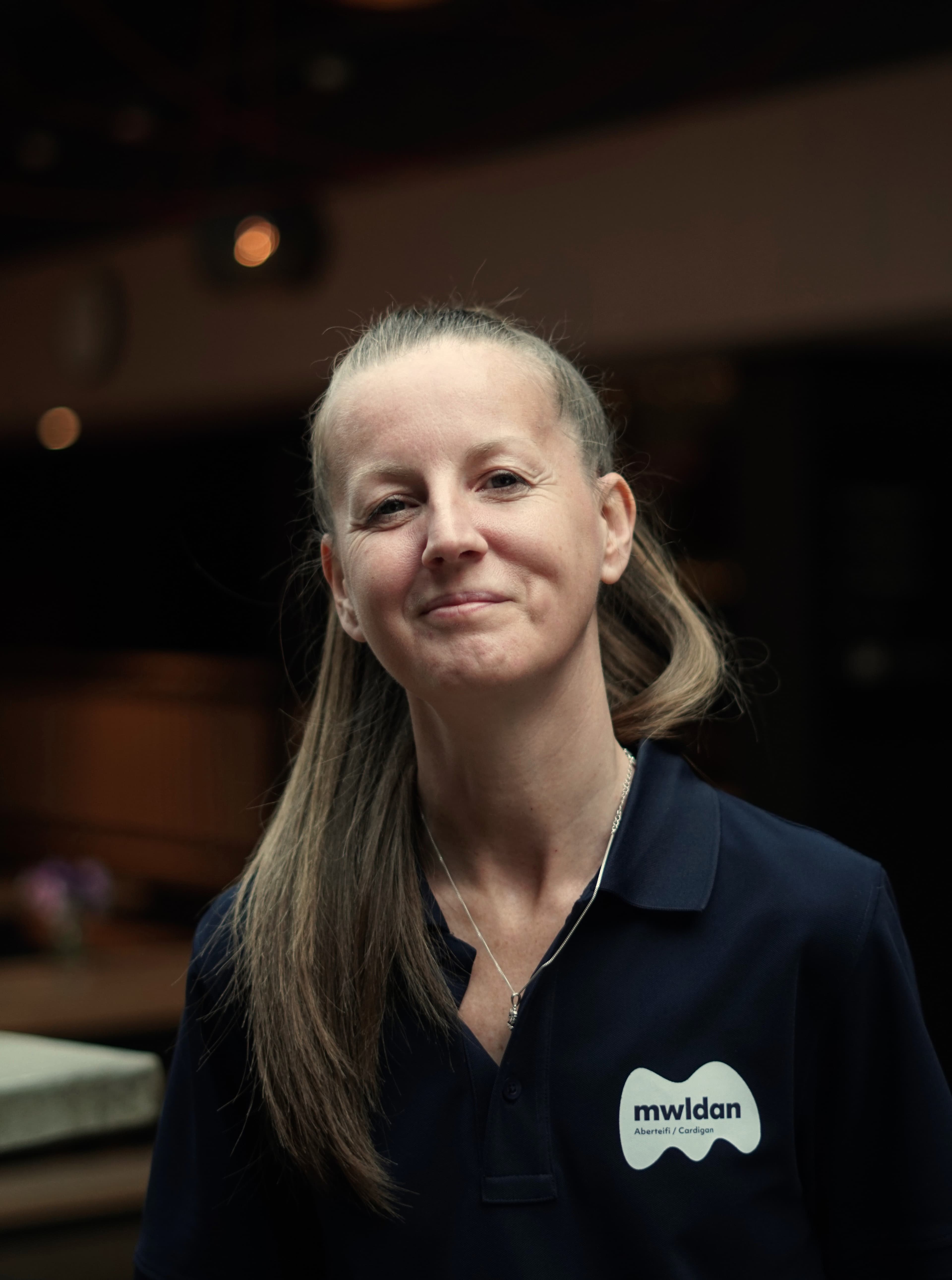 A photograph of Lisa a Cleaner at Mwldan